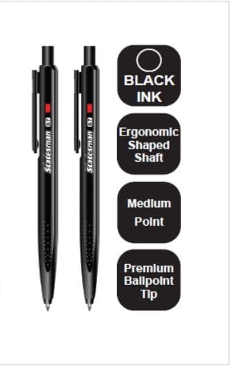 Pen Black Statesman Supa-Clicker (Each)