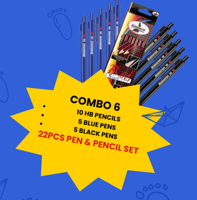 Stationary Combo6 Deal, 18Piece Stationary Set