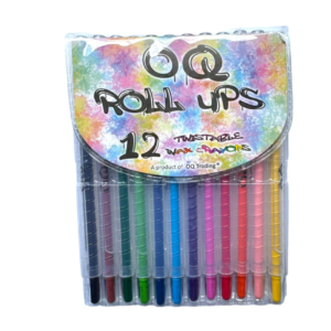 Retractable Colour Crayons 12 Pack OQ Brand