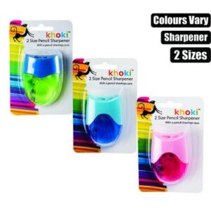 Plastic Sharpeners In Holder - Khoki Brand